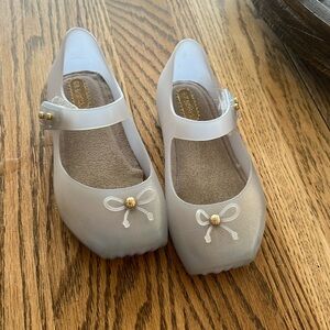 Mini Melissa light blue shoes